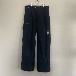 Black Spyder snow pants kids size 12